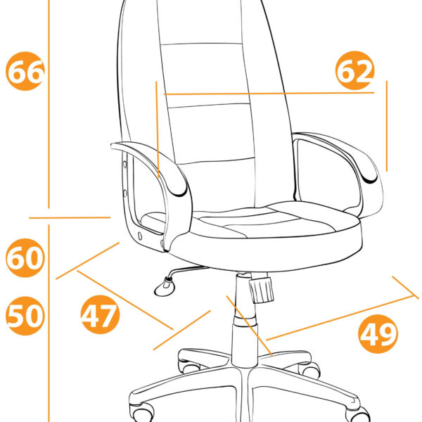Кресло TetChair CH747 флок