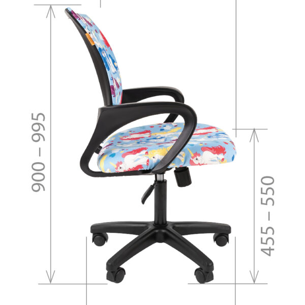 Кресло Chairman KIDS 103 LT black