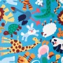 Кресло CHAIRMAN KIDS 102 2 Ткань велюр с рисунком зоопарк